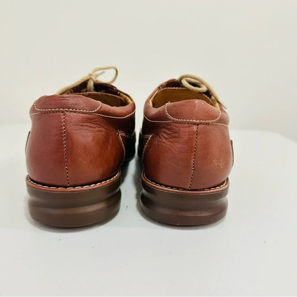 Sandro‎ Moscoloni Men’s Leather Brown Dress Shoes Square Toe Size 11D